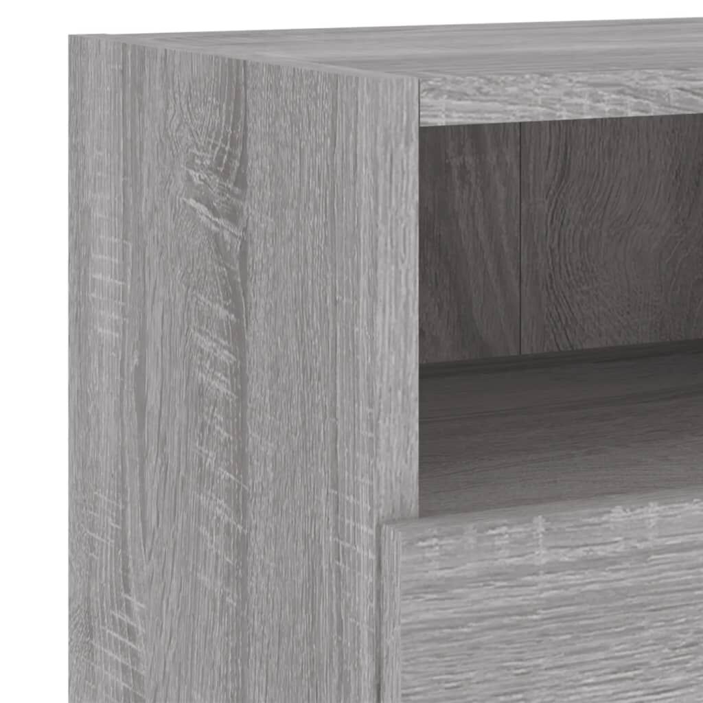 vidaXL Ντουλάπι Τοίχου Τηλεόρασης Γκρι Sonoma 60x30x30εκ Επεξ Ξύλο