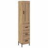 vidaXL Highboard Artisan Oak 34,5 x 34 x 180 &epsilon;&kappa;. &Epsilon;&pi;&epsilon;&xi;&epsilon;&rho;&gamma;&alpha;&sigma;&mu;έ&nu;&omicron; &Xi;ύ&lambda;&omicron;