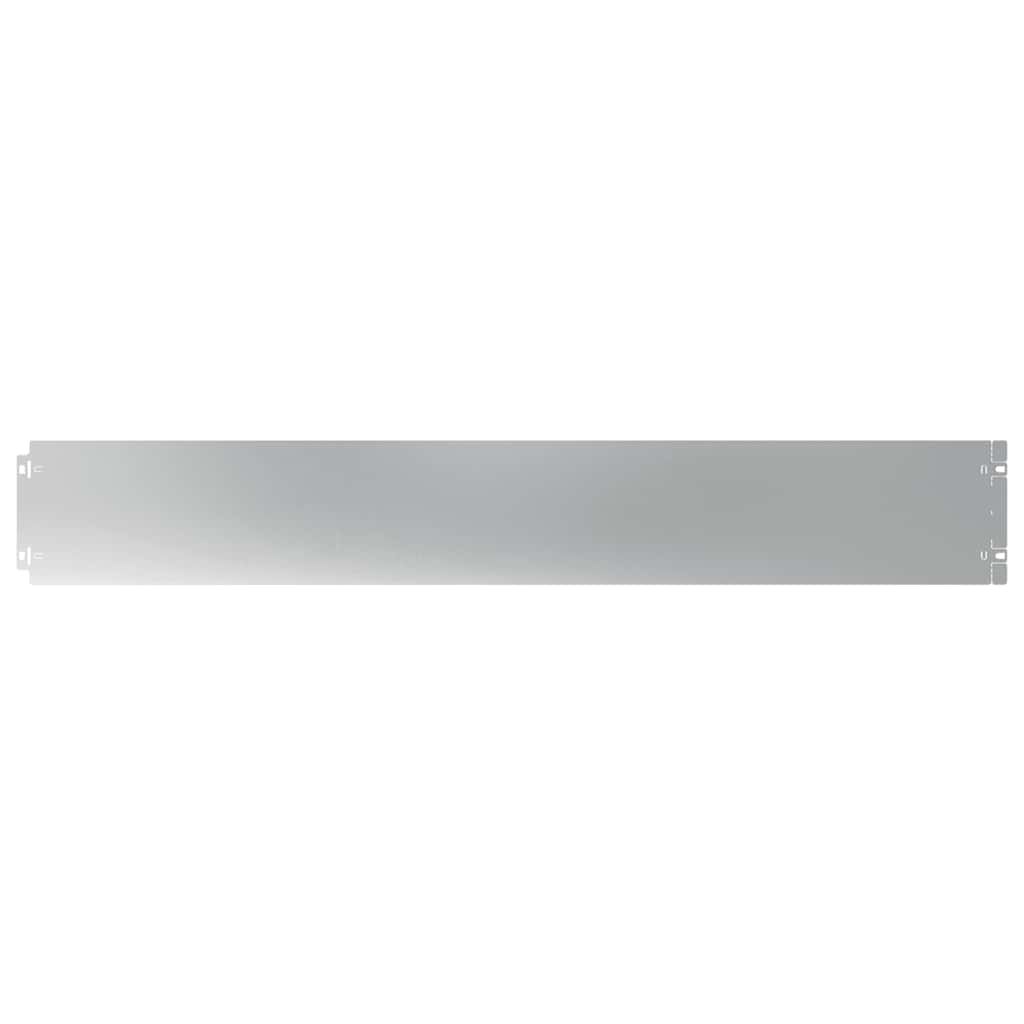 vidaXL Περιφράξεις γκαζόν 50 τεμάχια 15x103 cm από γαλβανισμένο χάλυβα