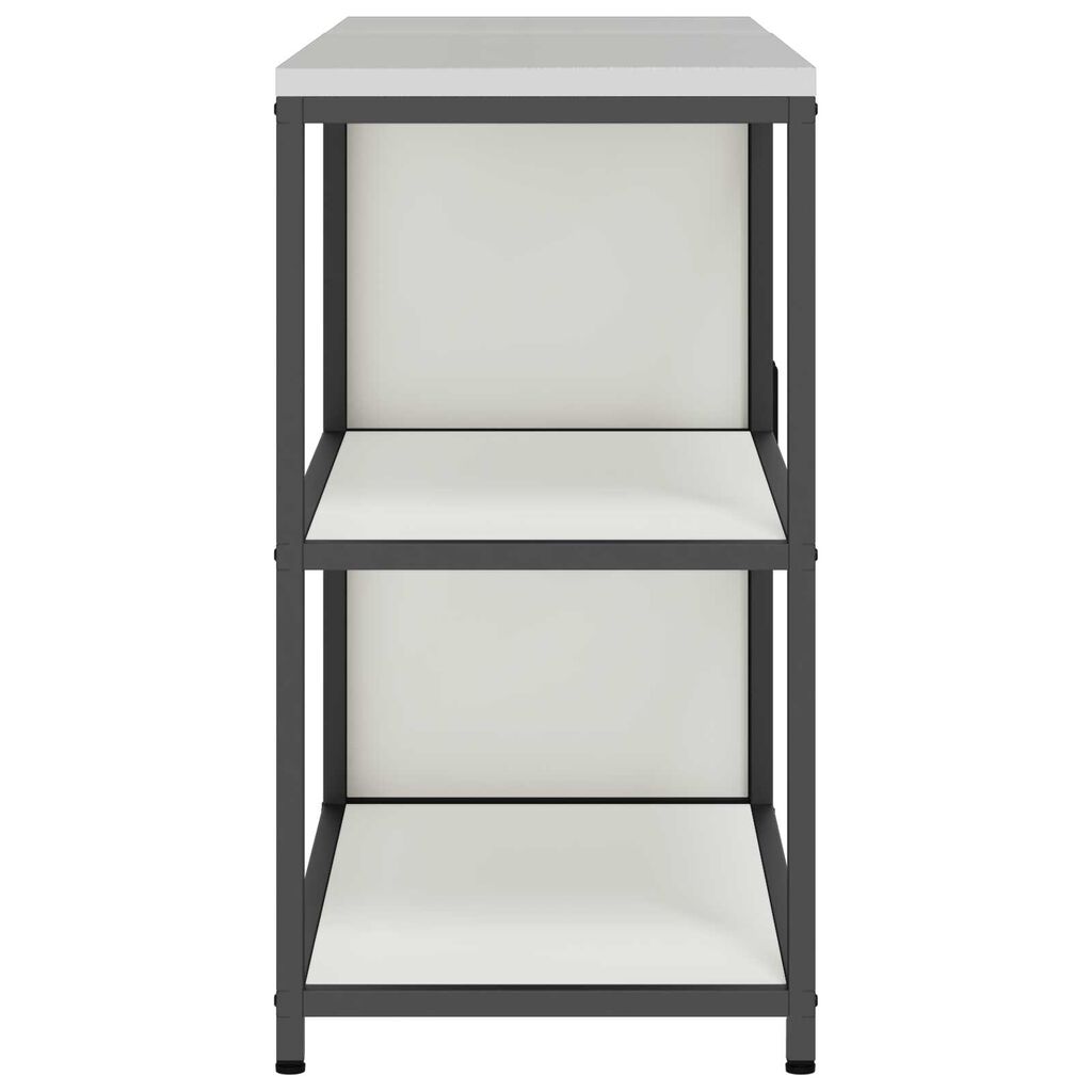 vidaXL Σετ Αποθήκευσης Κουζίνας με ράφι 2 pcs Λευκό 150 x 50 x 92 εκ.