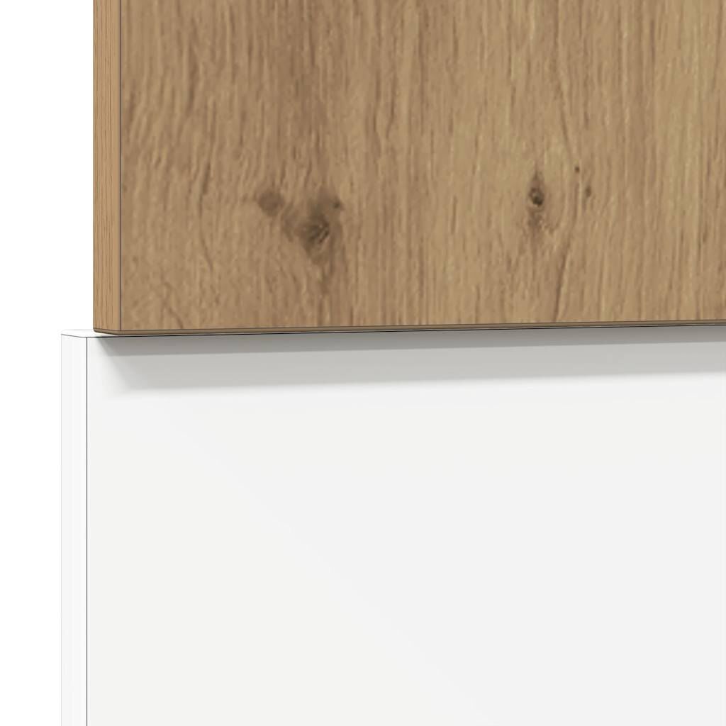vidaXL Πλυντήριο πιάτων Πίνακας Lyon Artisan Oak Κατασκευασμένο ξύλο