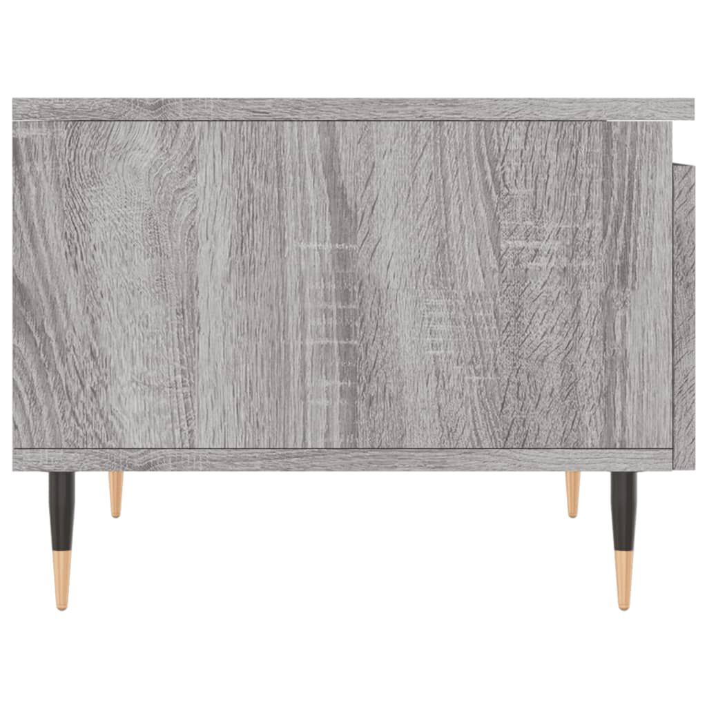 vidaXL Τραπέζι Σαλονιού Γκρι Sonoma 50x46x35 εκ. Επεξεργασμένο Ξύλο
