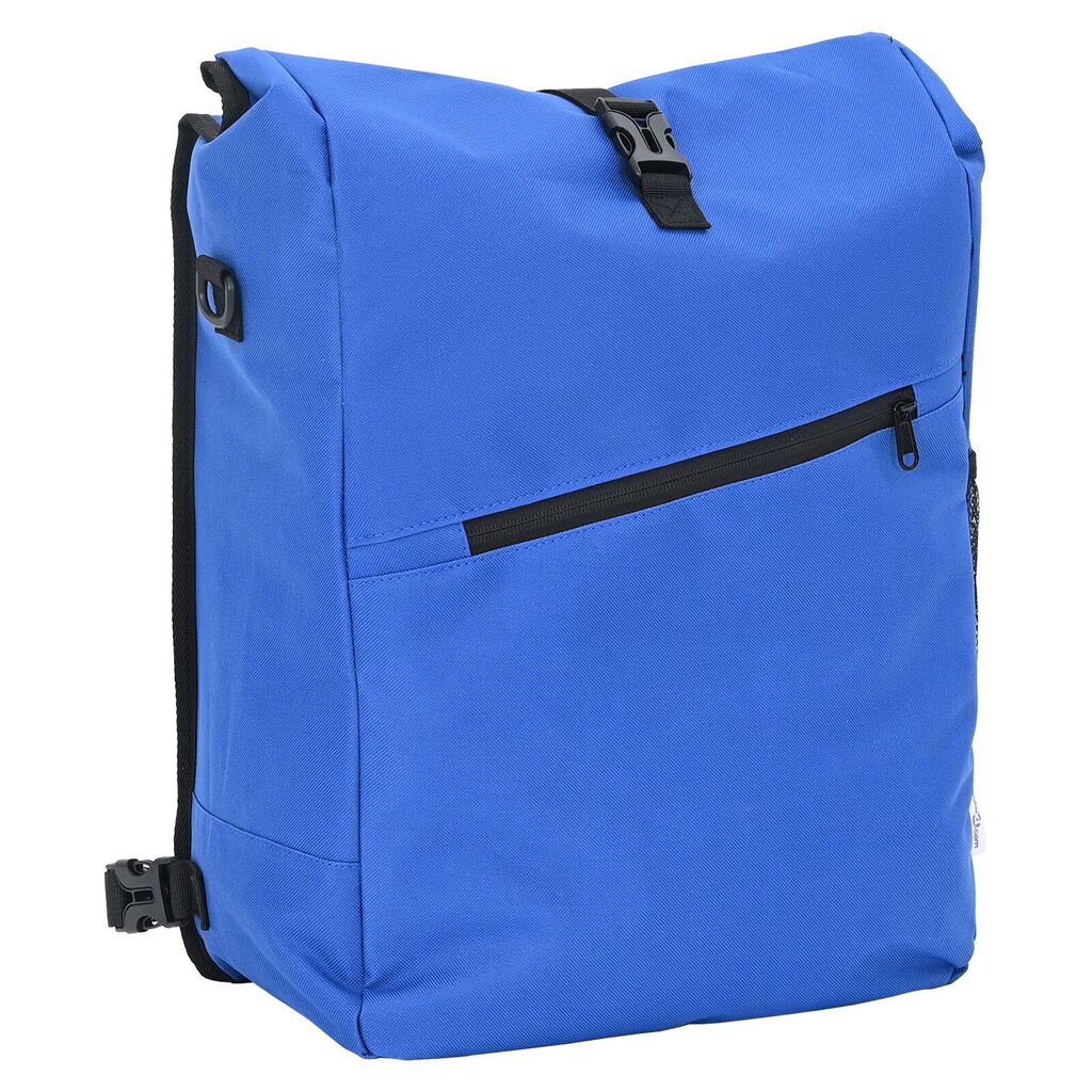 vidaXL Μπλε Τσάντα Στήριξης Ποδηλάτου 25 L 33x16x48 εκ