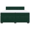 vidaXL &Kappa;&rho;&epsilon;&beta;ά&tau;&iota; Boxspring &mu;&epsilon; &Sigma;&tau;&rho;ώ&mu;&alpha; &Sigma;&kappa;&omicron;ύ&rho;&omicron; &Pi;&rho;ά&sigma;&iota;&nu;&omicron; 200x200&epsilon;&kappa;. &Beta;&epsilon;&lambda;&omicron;ύ&delta;&iota;&nu;&omicron;