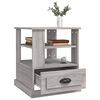 vidaXL Βοηθητικό Τραπέζι Γκρι Sonoma 50x50x60 εκ. Επεξεργασμένο Ξύλο