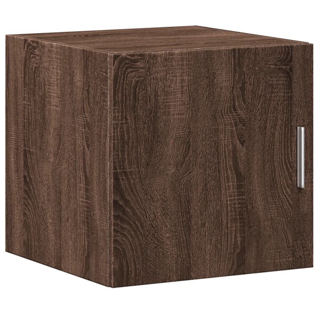 vidaXL Ντουλάπι Τοίχου Καφέ Δρυς 40x42,5x40 εκ. Επεξεργασμένο Ξύλο