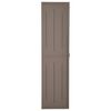 vidaXL Ντουλάπι Αποθήκευσης Κήπου Καφέ 65x45x172 εκ. PP Εμφάνιση Ξύλου