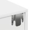 vidaXL Ράφι τοίχου με συρτάρια Λευκό 60x26,5x15 cm Κατασκευασμένο ξύλο