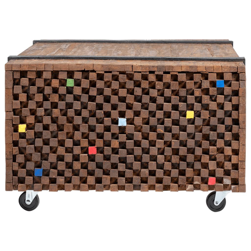 vidaXL Τραπεζάκι Βοηθητικό 60 x 60 x 38 εκ. από Ξύλο Teak