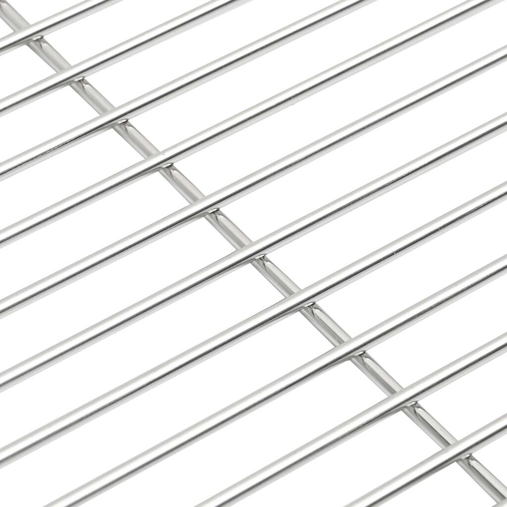 vidaXL BBQ Grill Grate Silver Ø43 εκ Ανοξείδωτο Χάλυβα