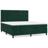 vidaXL &Kappa;&rho;&epsilon;&beta;ά&tau;&iota; Boxspring &mu;&epsilon; &Sigma;&tau;&rho;ώ&mu;&alpha; &Sigma;&kappa;&omicron;ύ&rho;&omicron; &Pi;&rho;ά&sigma;&iota;&nu;&omicron; 180x200&epsilon;&kappa;. &Beta;&epsilon;&lambda;&omicron;ύ&delta;&iota;&nu;&omicron;