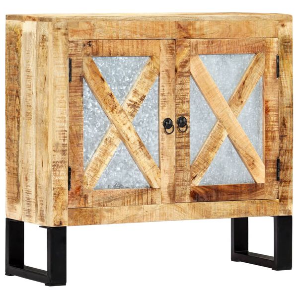 vidaXL Ντουλάπι 80 x 30 x 76 εκ. από Μασίφ Ξύλο Μάνγκο