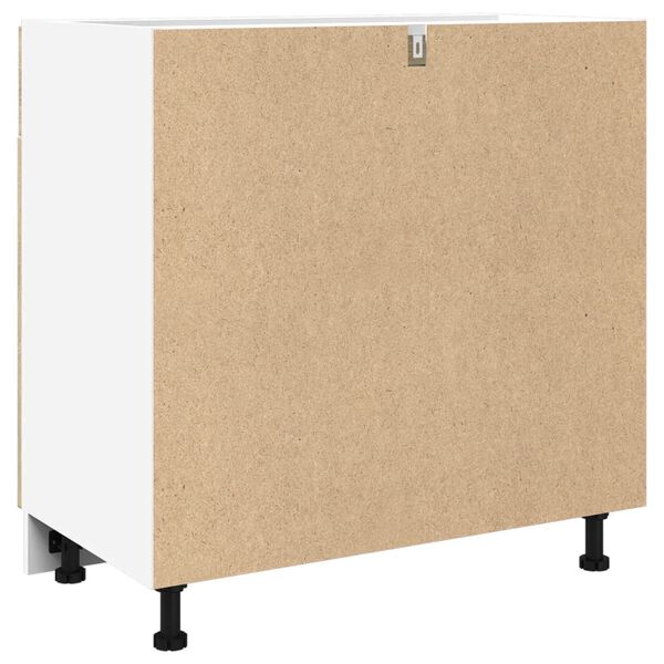 vidaXL Ντουλάπι με Συρτάρι Lyon Sonoma Δρυς 80x46x81,5 εκ. Επεξ. Ξύλο
