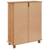 vidaXL Ντουλάπα Παπουτσιών με συρτάρι ASKIM Καφέ 85 x 35 x 108 εκ