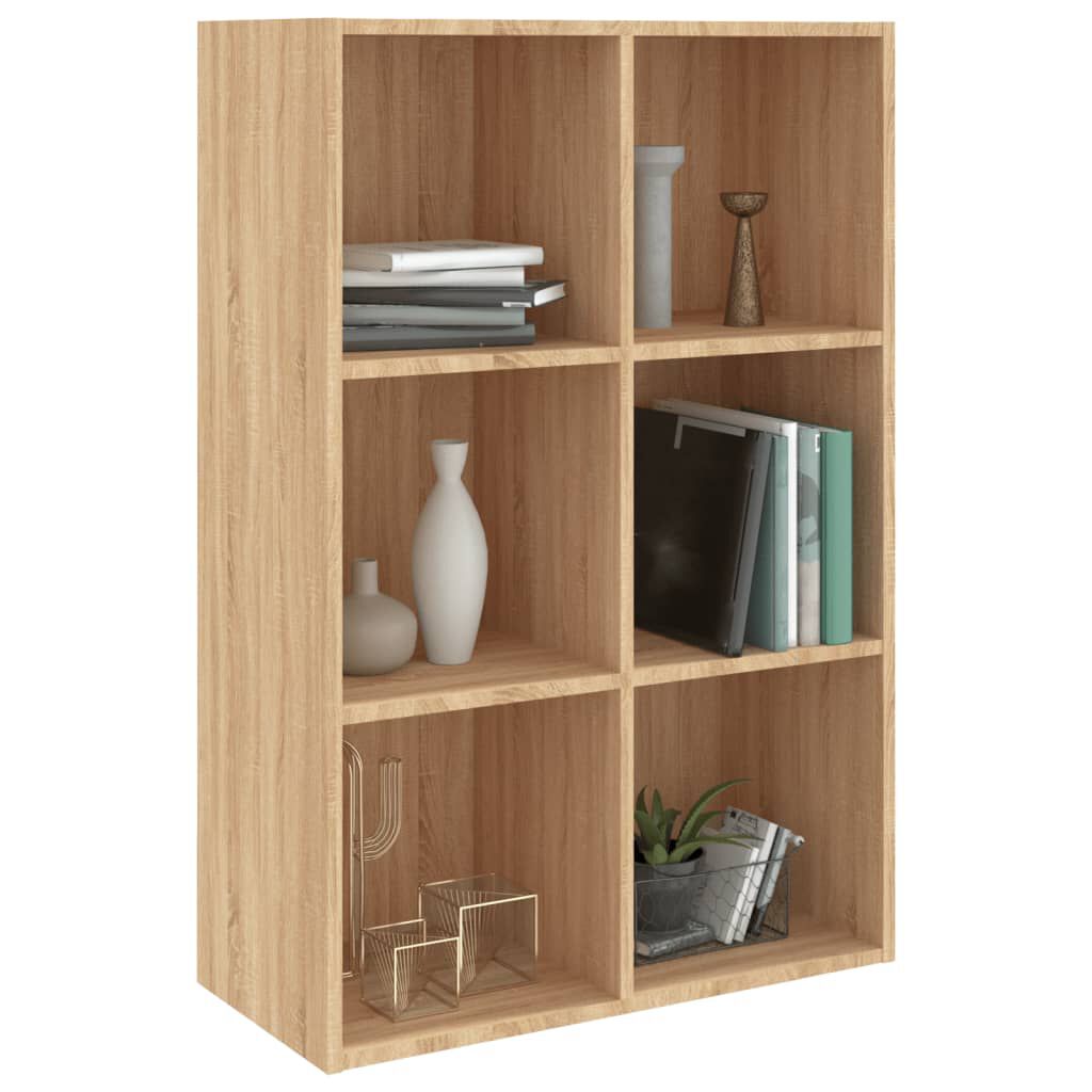 vidaXL Ραφιέρα / Βιβλιοθήκη Sonoma Δρυς 66x30x98 εκ. από Επεξ. Ξύλο