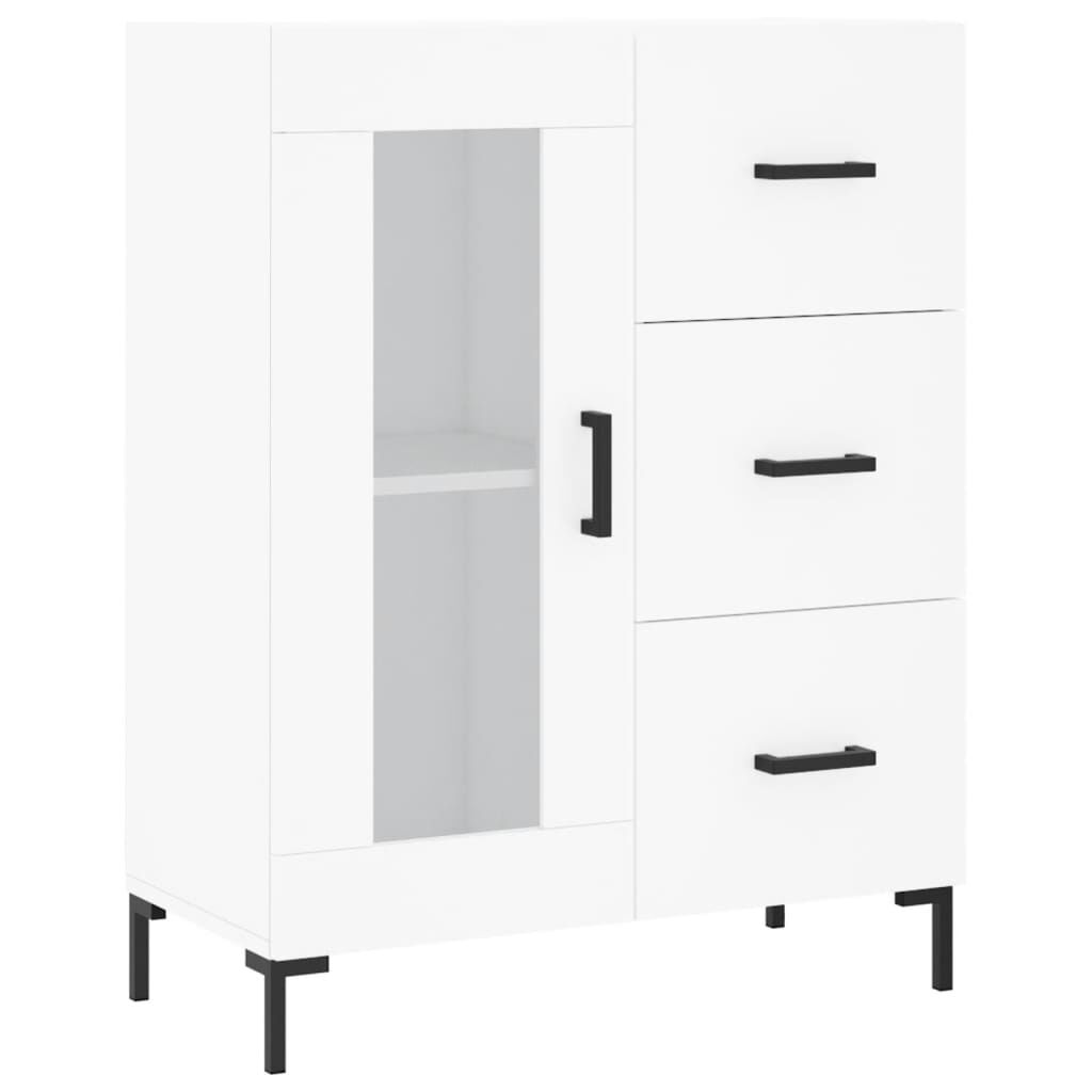 vidaXL Ντουλάπι Λευκό 69,5x34x180 εκ. από Επεξεργασμένο Ξύλο