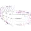 vidaXL &Kappa;&rho;&epsilon;&beta;ά&tau;&iota; Boxspring &mu;&epsilon; &Sigma;&tau;&rho;ώ&mu;&alpha; & LED &Sigma;&kappa;. &Pi;&rho;ά&sigma;&iota;&nu;&omicron; 80x200 &epsilon;&kappa; &Beta;&epsilon;&lambda;&omicron;ύ&delta;&omicron;
