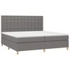 vidaXL &Kappa;&rho;&epsilon;&beta;ά&tau;&iota; Boxspring &mu;&epsilon; &Sigma;&tau;&rho;ώ&mu;&alpha; & LED &Sigma;&kappa;.&Gamma;&kappa;&rho;&iota; 200x200&epsilon;&kappa;. &Upsilon;&phi;&alpha;&sigma;&mu;ά&tau;&iota;&nu;&omicron;