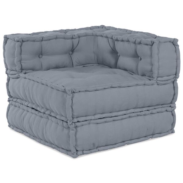 vidaXL Μαξιλάρι 3 pcs Γκρι 70 x 70 x 54 εκ Πολυεστέρας