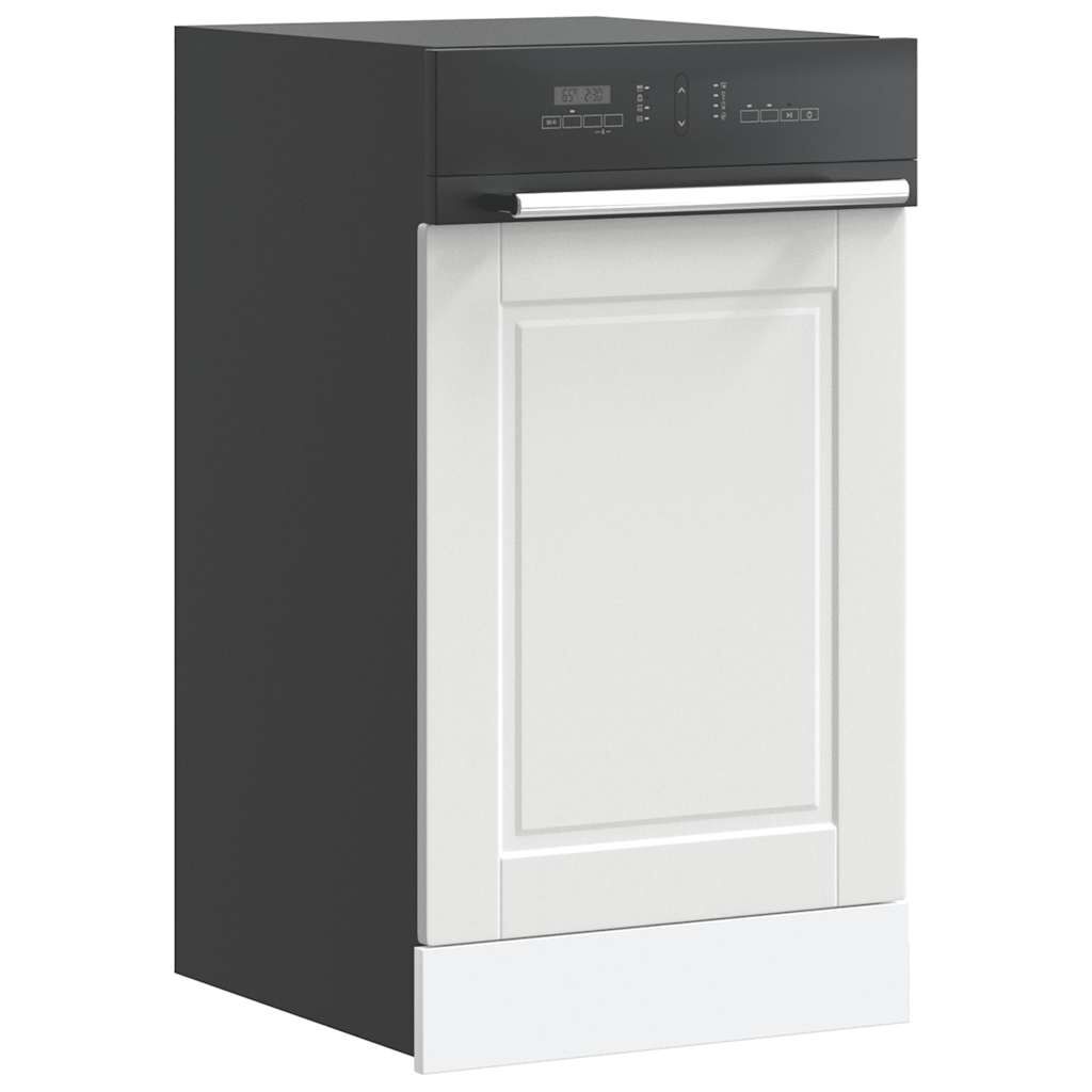 vidaXL Πίνακας πλυντηρίου πιάτων Porto Λευκό 45x1,5x67 cm