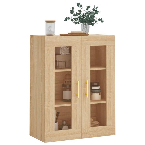 vidaXL Ντουλάπι Επιτοίχιο Sonoma Δρυς 69,5 x 34 x 90 εκ.