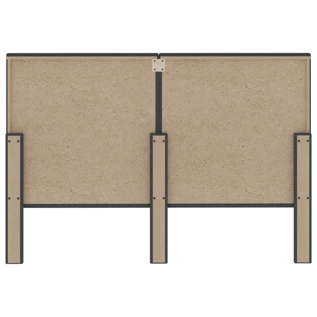 vidaXL Κρεβάτι Boxspring Σκούρο Γκρι 140 x 200 εκ. Υφασμάτινο