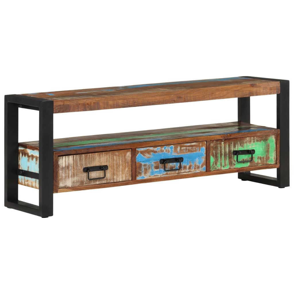 vidaXL Έπιπλο Τηλεόρασης 120 x 30 x 45 εκ. από Μασίφ Ανακυκλωμένο Ξύλο