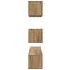 vidaXL &Sigma;&epsilon;&tau; &epsilon;&pi;ί&pi;&lambda;&omicron;&upsilon; &tau;&eta;&lambda;&epsilon;ό&rho;&alpha;&sigma;&eta;&sigmaf; 3 pcs Artisan Oak &Epsilon;&pi;&epsilon;&xi;&epsilon;&rho;&gamma;&alpha;&sigma;&mu;έ&nu;&omicron; &xi;ύ&lambda;&omicron;