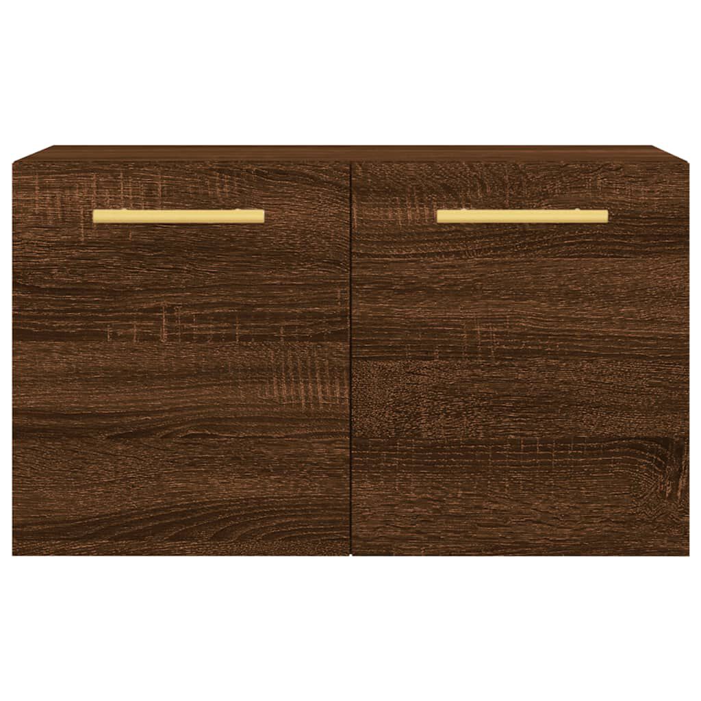 vidaXL Ντουλάπι Τοίχου Καφέ Δρυς 60x36,5x35 εκ. Επεξεργασμένο Ξύλο