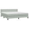 vidaXL Box Spring &kappa;&rho;&epsilon;&beta;ά&tau;&iota; &mu;&epsilon; &sigma;&tau;&rho;ώ&mu;&alpha; &alpha;&nu;&omicron;&iota;&chi;&tau;ό &gamma;&kappa;&rho;&iota; 200x220 &epsilon;&kappa;. &Beta;&epsilon;&lambda;&omicron;ύ&delta;&iota;&nu;&omicron;