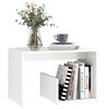 vidaXL Τραπέζι Βοηθητικό Λευκό 59 x 36 x 38 εκ. από Επεξ. Ξύλο