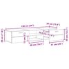 vidaXL Ντουλάπι TV artisan δρυς 150 x 39 x 30 εκ Επεξεργασμένο ξύλο