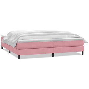 vidaXL &Kappa;&rho;&epsilon;&beta;ά&tau;&iota; Boxspring &mu;&epsilon; &Sigma;&tau;&rho;ώ&mu;&alpha; &Rho;&omicron;&zeta; 180x210 &epsilon;&kappa;. &Beta;&epsilon;&lambda;&omicron;ύ&delta;&iota;&nu;&omicron;