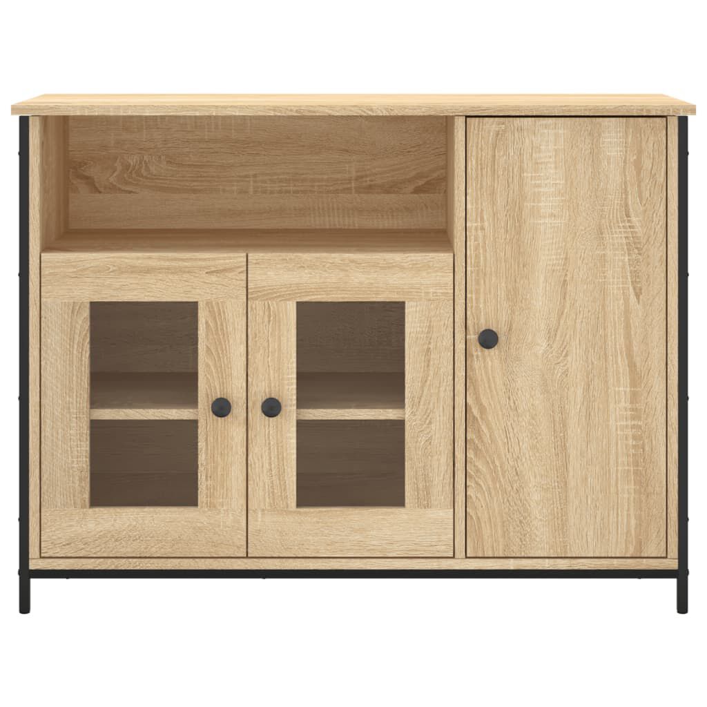 vidaXL Ντουλάπι Sonoma Δρυς 100 x 35 x 75 εκ. από Επεξεργασμένο Ξύλο