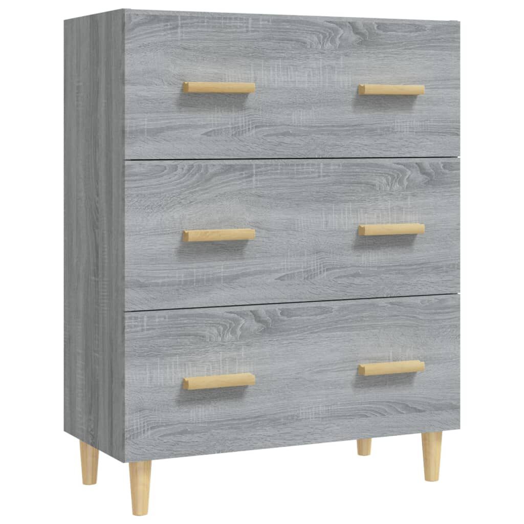 vidaXL Ντουλάπι Γκρι Sonoma 70 x 34 x 90 εκ. από Επεξεργασμένο Ξύλο