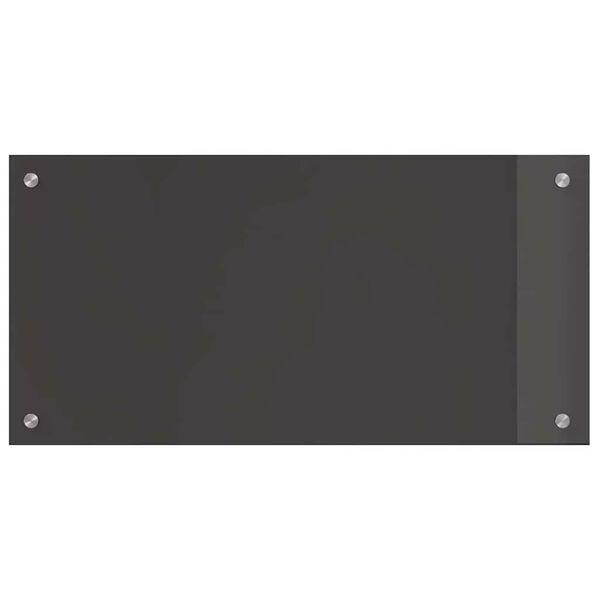 vidaXL Πίσω Πάνελ Κουζίνας 2 pcs Σκούρο Γκρι 80 x 40 cm