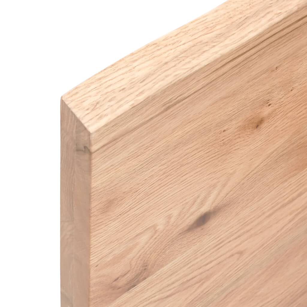 vidaXL Πάγκος Μπάνιου Αν. Καφέ 100x60x(2-4) εκ. Επεξεργ. Μασίφ Ξύλο