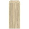 vidaXL Τραπέζι Κονσόλα με Ράφι Sonoma Δρυς 124x46x103,5 εκ Επεξ. Ξύλο