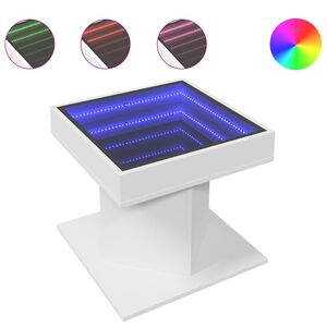 vidaXL &Tau;&rho;&alpha;&pi;&epsilon;&zeta;ά&kappa;&iota; &Sigma;&alpha;&lambda;&omicron;&nu;&iota;&omicron;ύ &mu;&epsilon; LED &Lambda;&epsilon;&upsilon;&kappa;ό 50x50x45 &epsilon;&kappa;. &Epsilon;&pi;&epsilon;&xi;&epsilon;&rho;&gamma;&alpha;&sigma;&mu;έ&nu;&omicron; &Xi;ύ&lambda;&omicron;