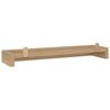 vidaXL Ράφια Τοίχου 2 τεμ. 60 x 15 x 4 εκ. από Μασίφ Ξύλο Teak