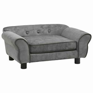 vidaXL &Kappa;&alpha;&nu;&alpha;&pi;έ&sigmaf; - &Kappa;&rho;&epsilon;&beta;ά&tau;&iota; &Sigma;&kappa;ύ&lambda;&omicron;&upsilon; &Sigma;&kappa;&omicron;ύ&rho;&omicron; &Gamma;&kappa;&rho;&iota; 72 x 45 x 30 &epsilon;&kappa;. &Beta;&epsilon;&lambda;&omicron;&upsilon;&tau;έ