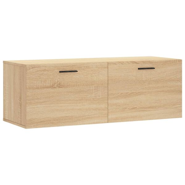 vidaXL Ντουλάπι Τοίχου Sonoma Δρυς 100 x 36,5 x 35 εκ. Επεξεργ. Ξύλο