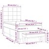vidaXL &Kappa;&rho;&epsilon;&beta;ά&tau;&iota; Boxspring &mu;&epsilon; &Sigma;&tau;&rho;ώ&mu;&alpha; &Sigma;&kappa;&omicron;ύ&rho;&omicron; &Mu;&pi;&lambda;&epsilon; 90x200 &epsilon;&kappa;. &Beta;&epsilon;&lambda;&omicron;ύ&delta;&iota;&nu;&omicron;