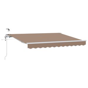 vidaXL &Alpha;&nu;&alpha;&delta;&iota;&pi;&lambda;&omicron;ύ&mu;&epsilon;&nu;&eta; &tau;έ&nu;&tau;&alpha; Taupe 450 x 350 &epsilon;&kappa; &Pi;&omicron;&lambda;&upsilon;&epsilon;&sigma;&tau;έ&rho;&alpha;&sigmaf;