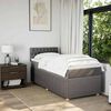 vidaXL &Kappa;&rho;&epsilon;&beta;ά&tau;&iota; Boxspring &mu;&epsilon; &Sigma;&tau;&rho;ώ&mu;&alpha; Taupe 90x200 &epsilon;&kappa;. &Upsilon;&phi;&alpha;&sigma;&mu;ά&tau;&iota;&nu;&omicron;