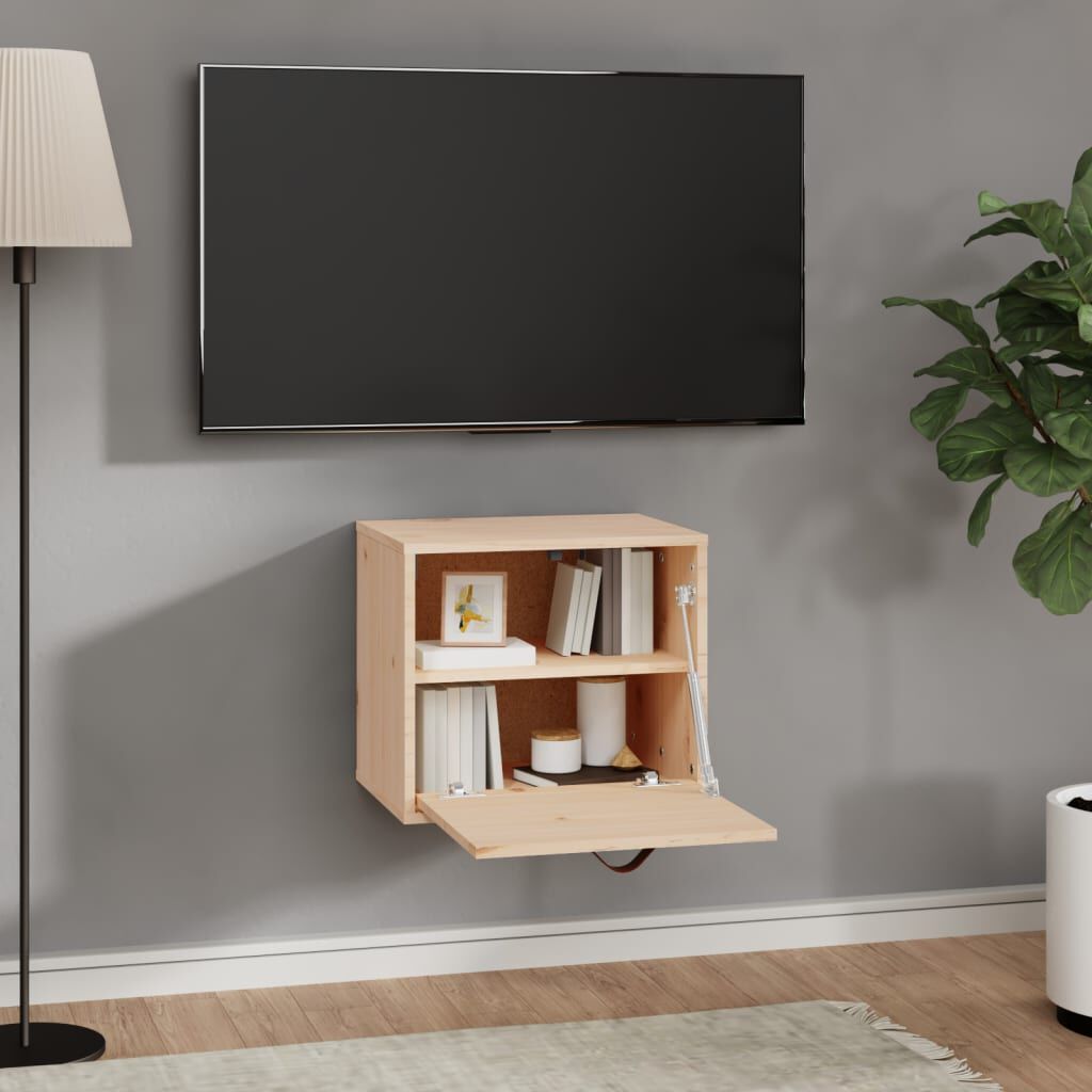 vidaXL Ντουλάπι Τοίχου 40 x 30 x 35 εκ. από Μασίφ Ξύλο Πεύκου