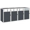vidaXL &Pi;&lambda;&alpha;ί&sigma;&iota;&omicron; &Tau;&epsilon;&tau;&rho;&alpha;&pi;&lambda;ό &gamma;&iota;&alpha; &Kappa;ά&delta;&omicron;&upsilon;&sigmaf; &Alpha;&nu;&theta;&rho;&alpha;&kappa;ί 286 x 81 x 121 &epsilon;&kappa;. &Alpha;&tau;&sigma;ά&lambda;&iota;&nu;&omicron;