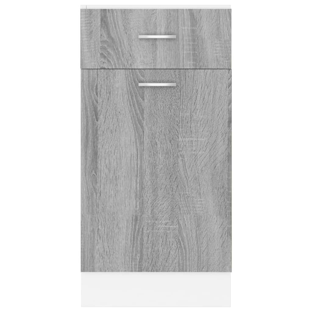 vidaXL Έπιπλο Με Συρτάρι Lyon Γκρι Sonoma 40 x 46 x 81,5εκ.