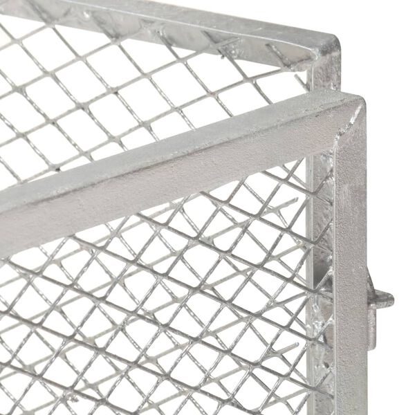vidaXL Κομποστοποιητής Κήπου 85 x 85 x 70 εκ. Γαλβανισμένος Σίδηρος