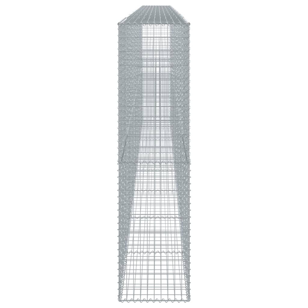 vidaXL Συρματοκιβώτιο με Κάλυμμα 800x50x200εκ. από Γαλβανισμένο Χάλυβα